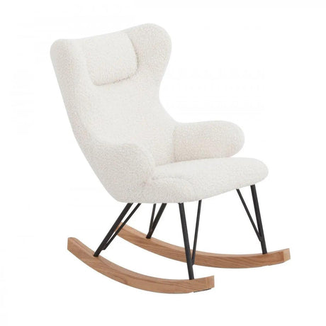 Vig Furniture - Modrest Hamlin Modern White Fabric Kids Rocking Chair - Vgdwj1900-Wht-Ch