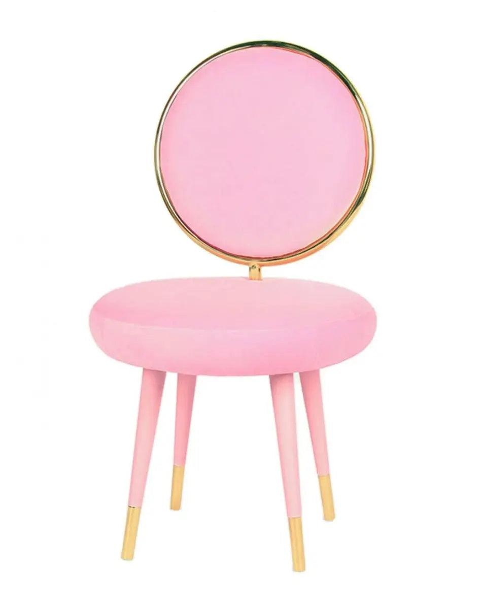 Vig Furniture - Modrest Haswell Glam Pink Velvet Accent Chair - Vgmfmc-479-Pk-Ch