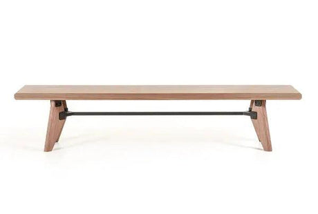 Vig Furniture - Modrest Kennedy Modern Walnut Dining Bench - Vgbb1403Bch