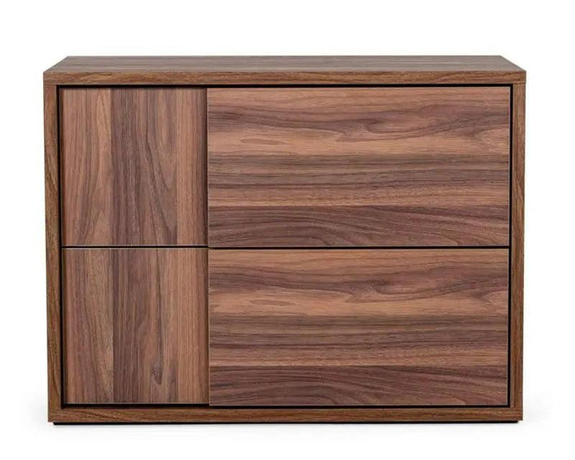 Vig Furniture - Nova Domus Asus - Italian Modern Walnut Nightstand - Vgacasus-Ns-Wal