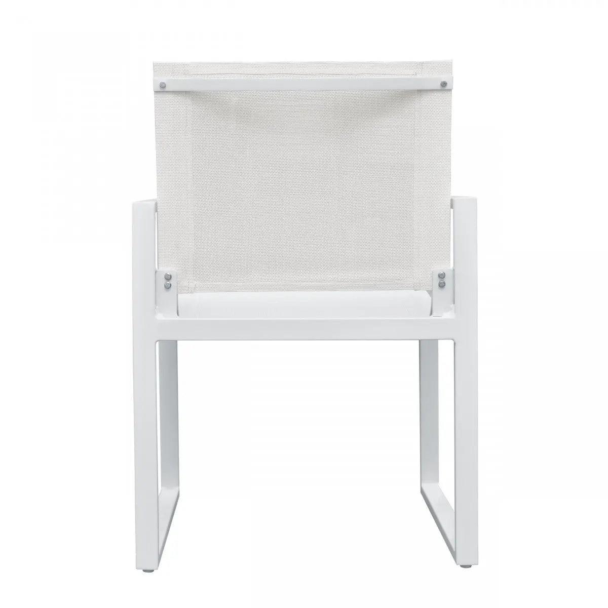 Vig Furniture - Renava Kayak - Modern White Outdoor Dining Armchair (Set Of 2) - Vggerhagean-Wht