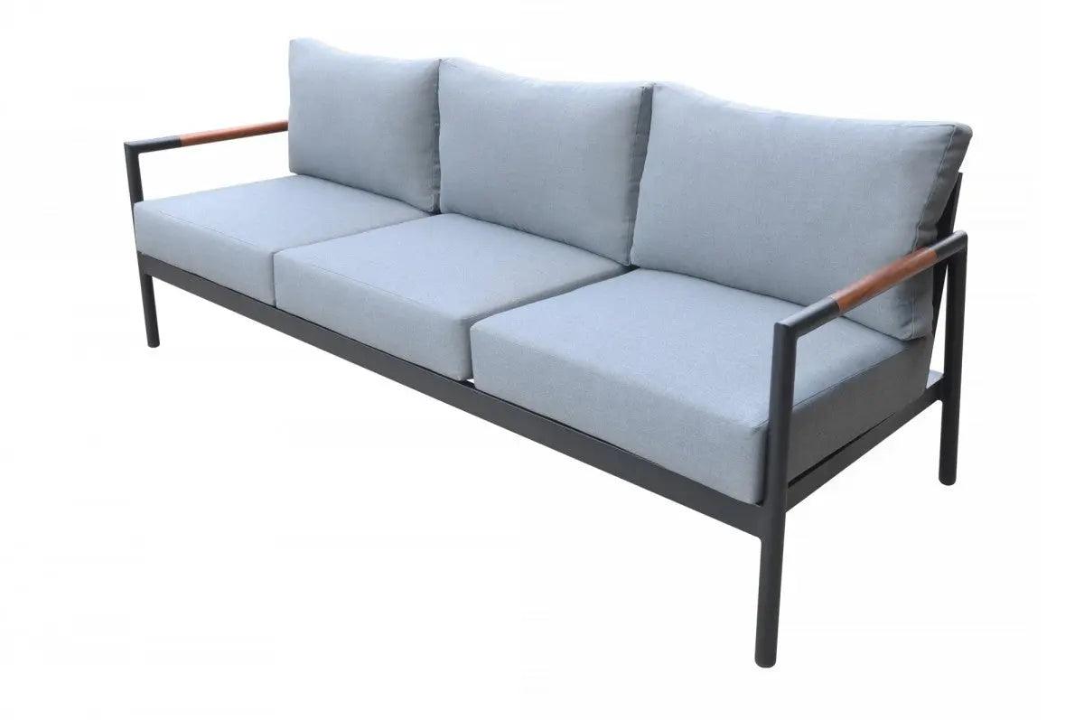Vig Furniture - Renava Kiowa - Modern Outdoor Grey & Black Sofa Set - Vgge-Brize