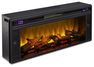 Ashley Black Entertainment Accessories Fireplace Insert | Home Elegance USA