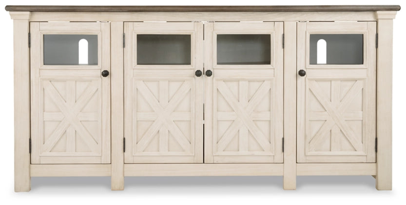 Extra Large TV Stand Gray Bolanburg W647-60 - Ashley - Home Elegance USA