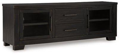 Ashley Black Galliden Extra Large TV Stand | Home Elegance USA