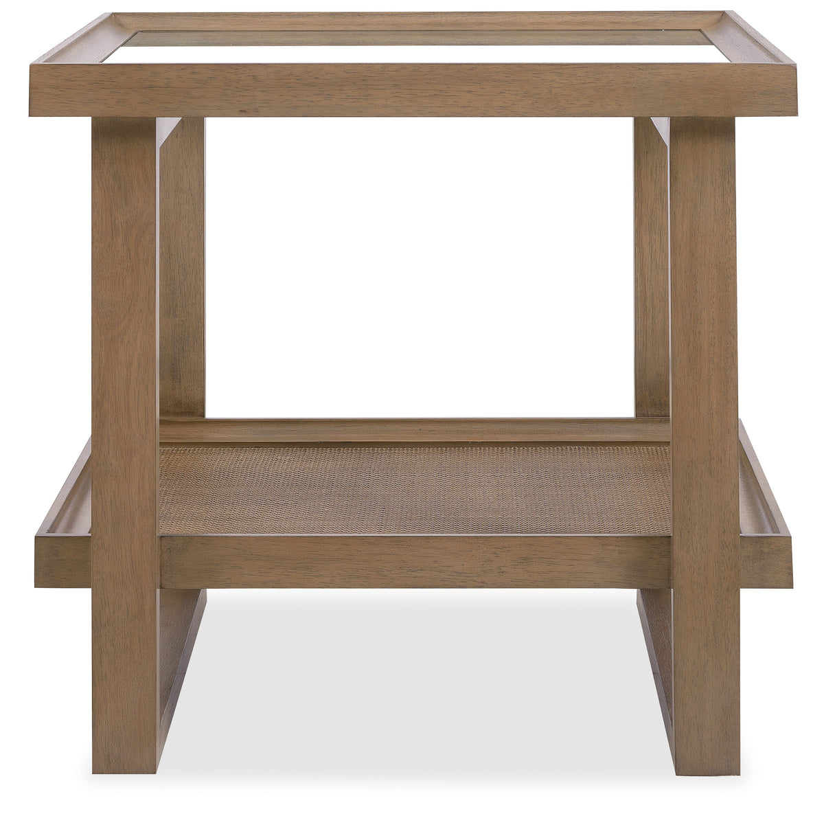 Sonnet Rectangular End Table - Dark Gray / Light Brown by Hooker Furniture - View 4