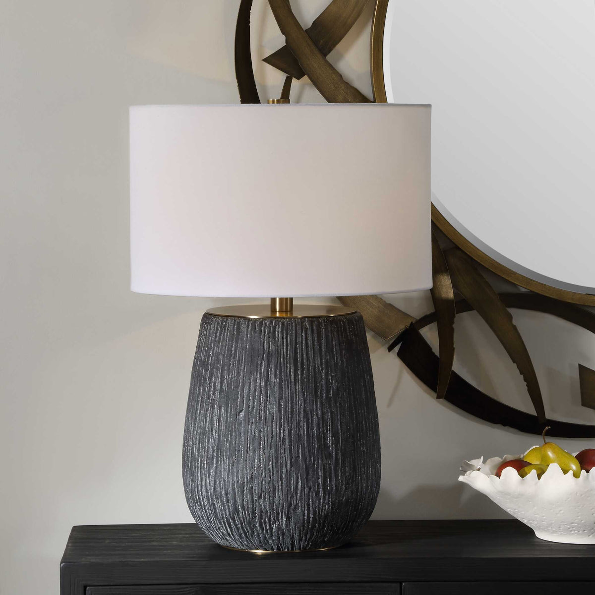 Americana Aged Black Table Lamp by Uttermost - View 2