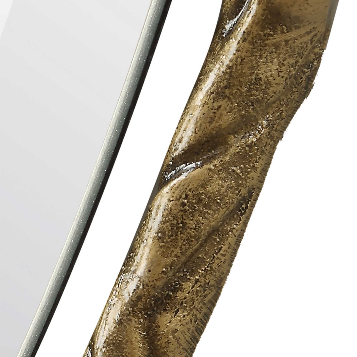 Twisted Branch Oval Mirror - Gold by Uttermost - View 5