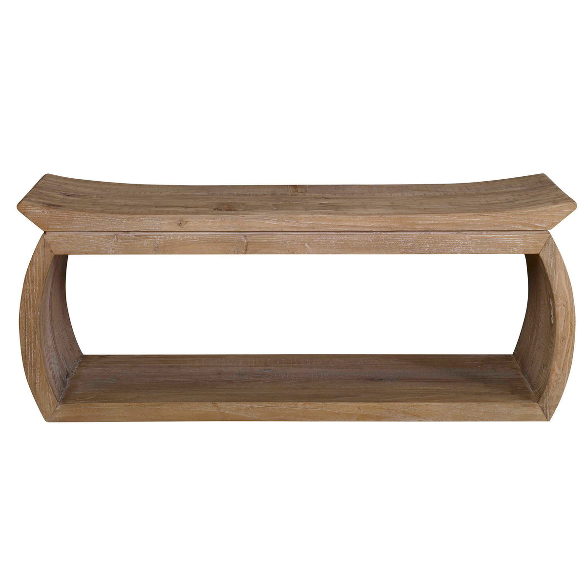 Connor Reclaimed Wood Bench - Light Brown by Uttermost - View 1