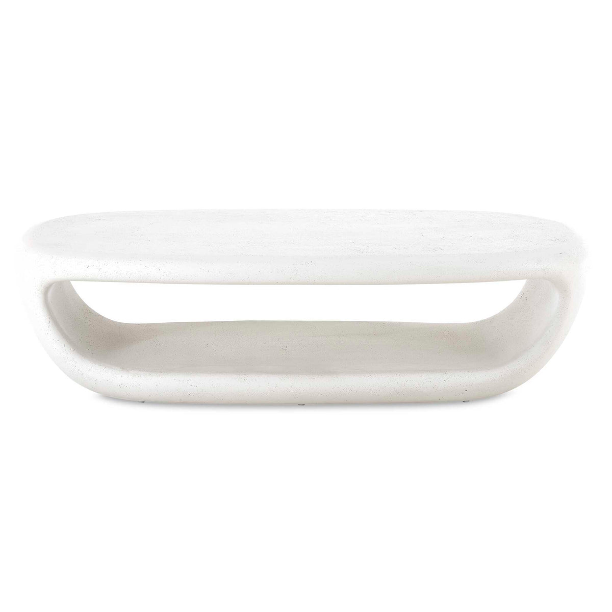 Leyton Outdoor Coffee Table - White by Uttermost - View 1