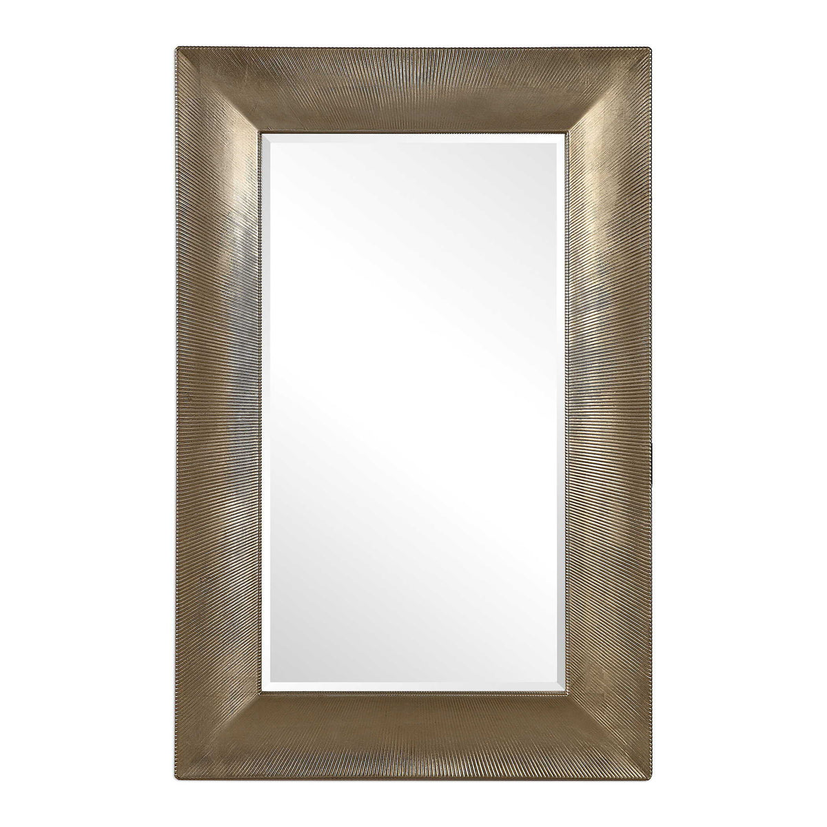 Valenton Large Mirror Champagne - Light Brown by Uttermost - View 1
