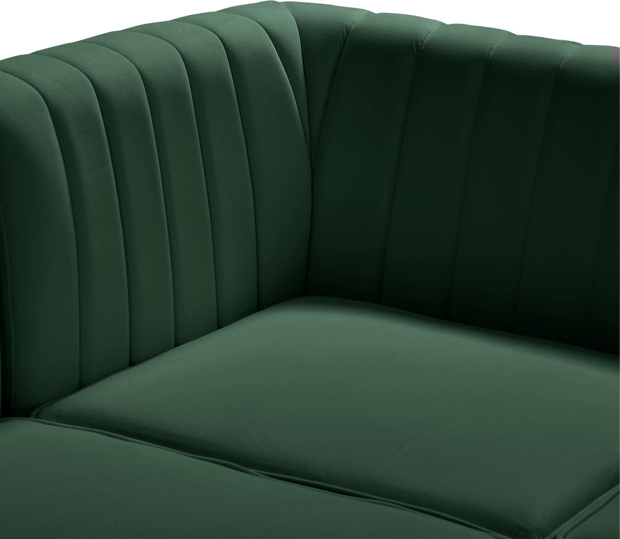 Alina - Modular Sectional 3 Piece - Green | Home Elegance USA
