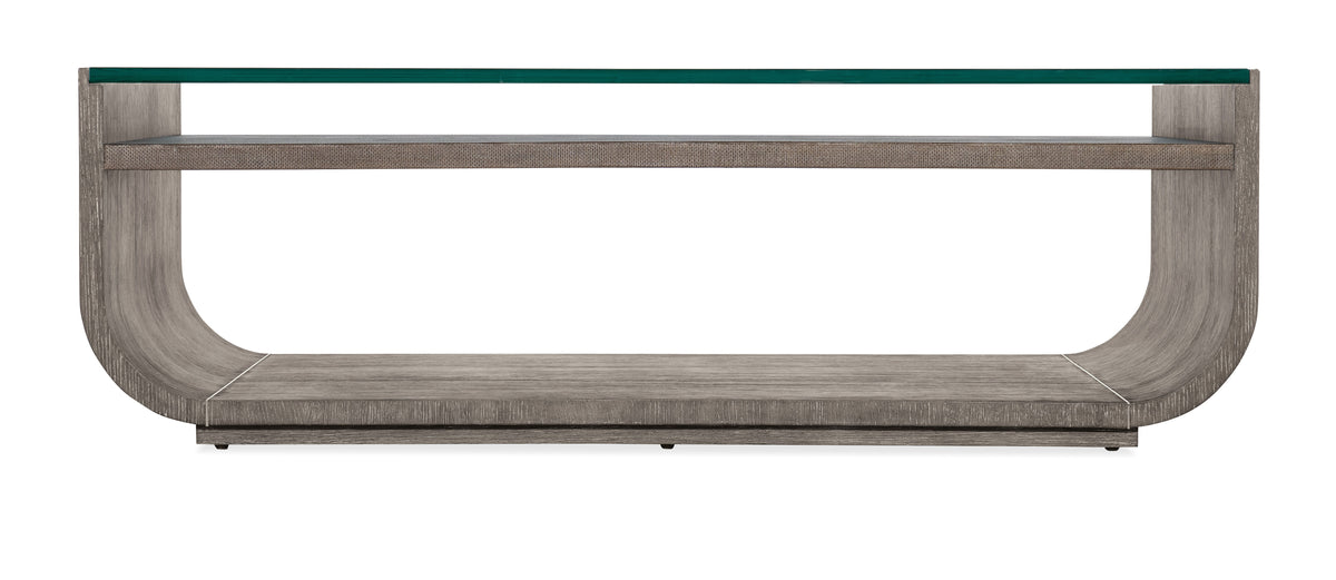 Modern Mood Rectangle Coffee Table - Dark Brown / Dark Gray by Hooker Furniture - View 2