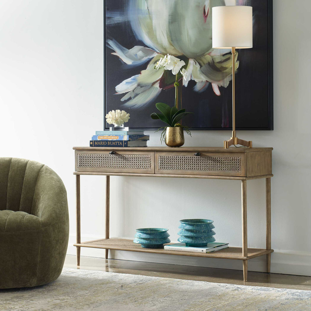 Coast Mid Century Console Table - Dark Brown by Uttermost - View 3