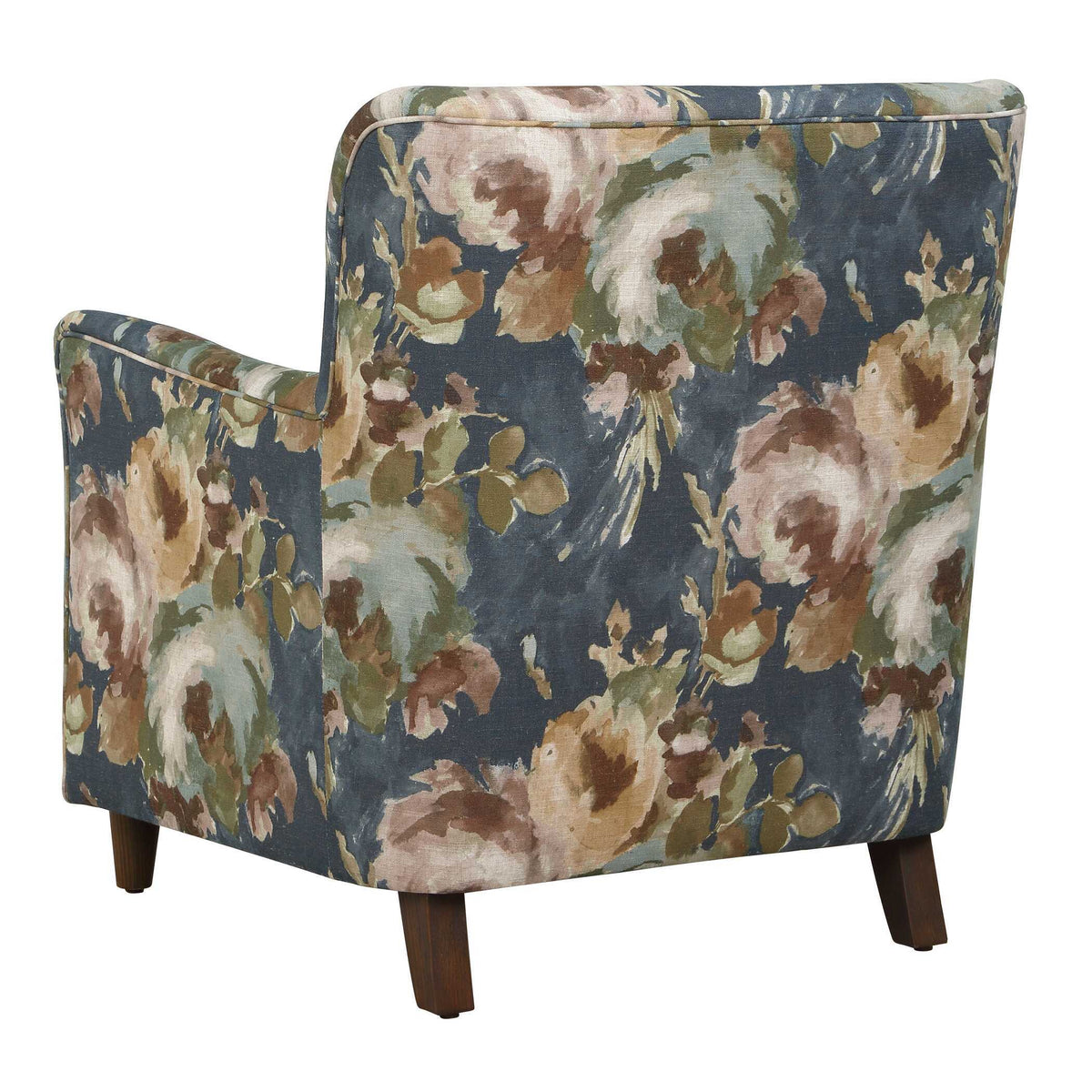 Lainey Floral Upholstered Armchair - Blue by Uttermost - View 7