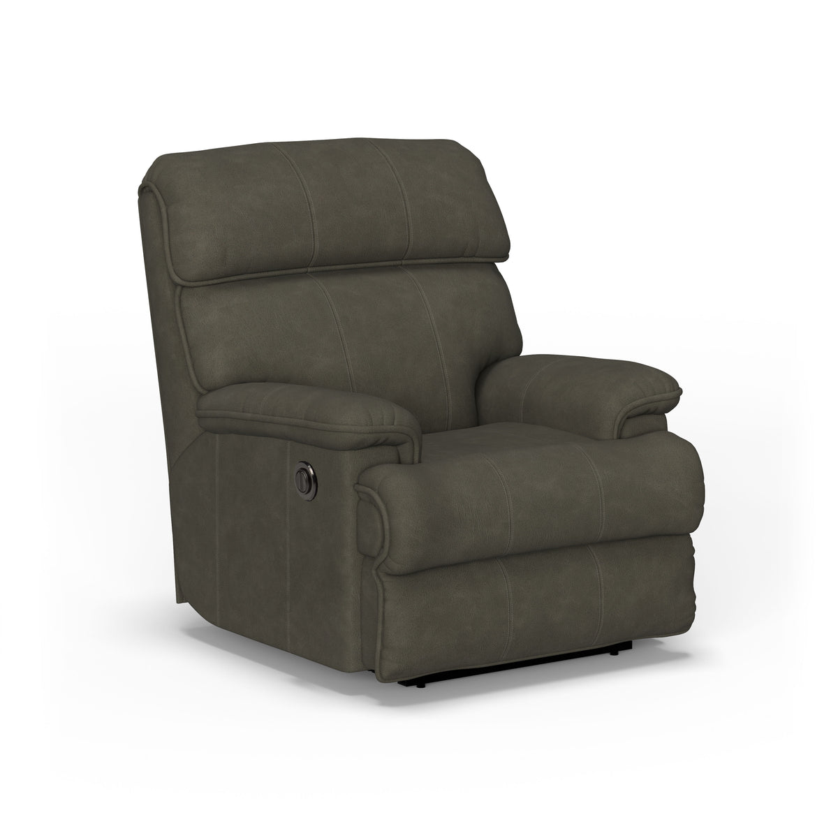 Geneva Transitional Leather Power Recliner | Flexsteel