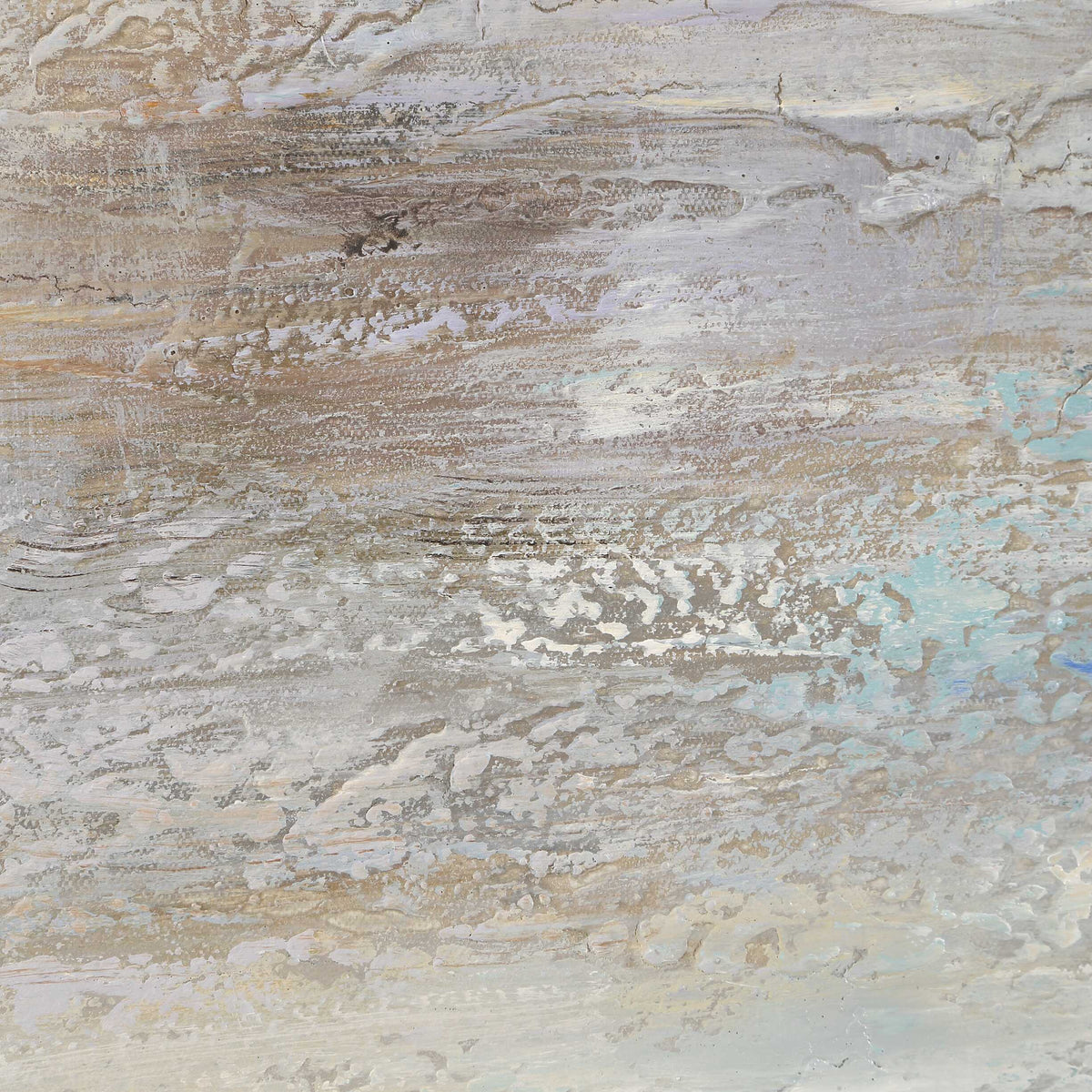 Say When Hand Painted Canvas Black / Blue / Brown / Gold / Gray / White - Blue / Gray by Uttermost - View 5