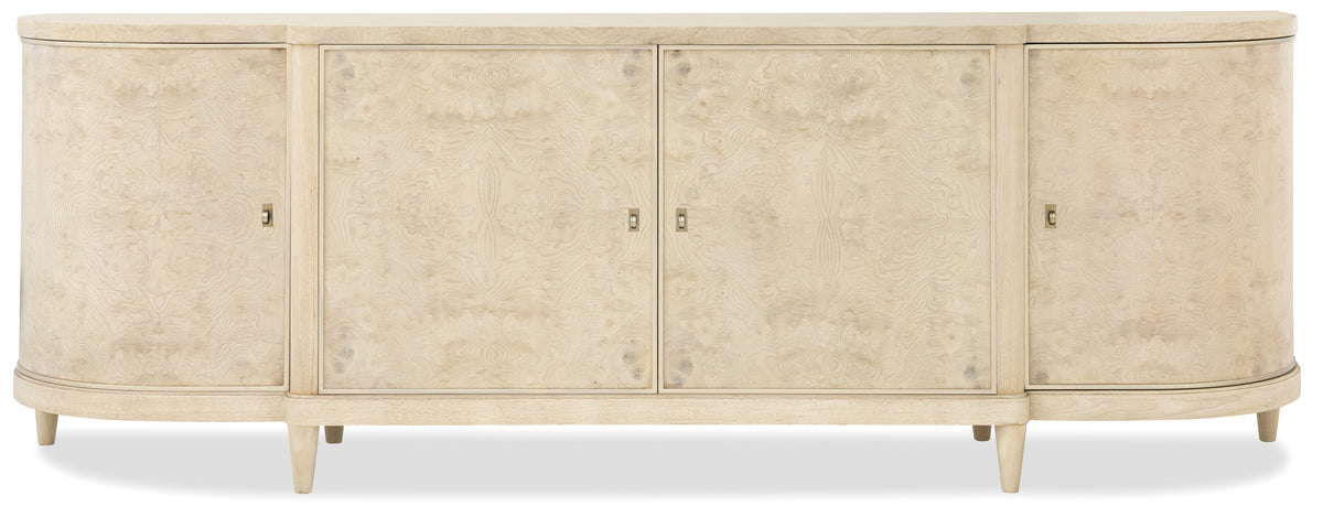 Archives Entertainment Console Alabaster - Beige by Hooker Furniture - View 2
