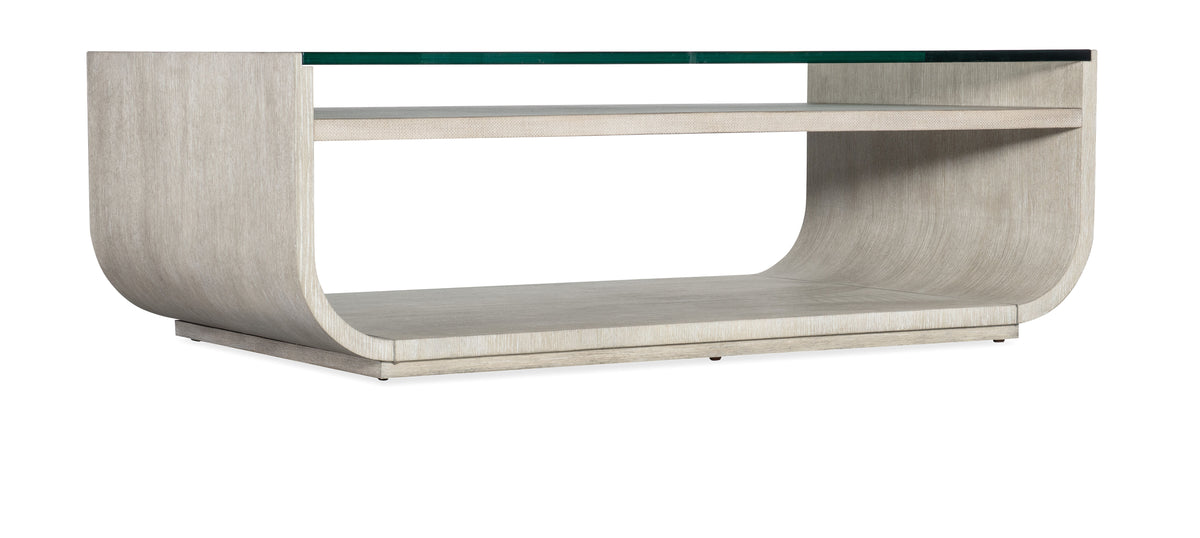 Modern Mood Rectangle Coffee Table - Beige by Hooker Furniture - View 1