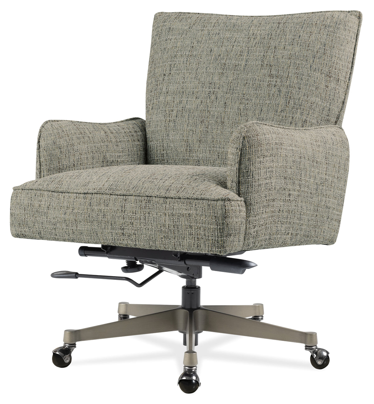 Quinn Executive Swivel Tilt Chair - Gray by Hooker Furniture - View 3