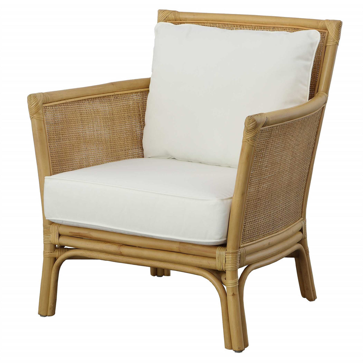 Pacific Rattan Armchair - Beige by Uttermost - View 3