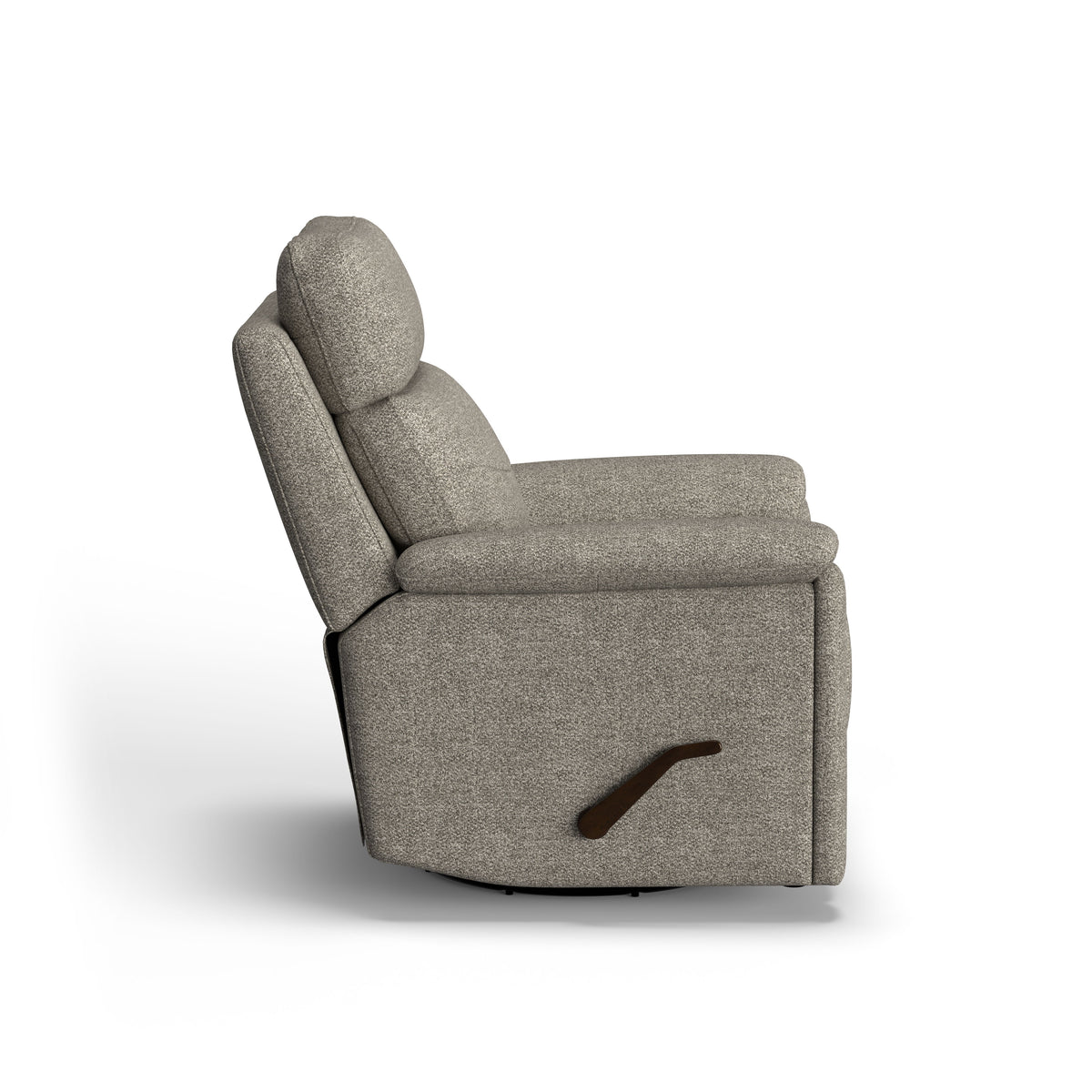 Refined Transitional Fabric Swivel Gliding Recliner | Flexsteel