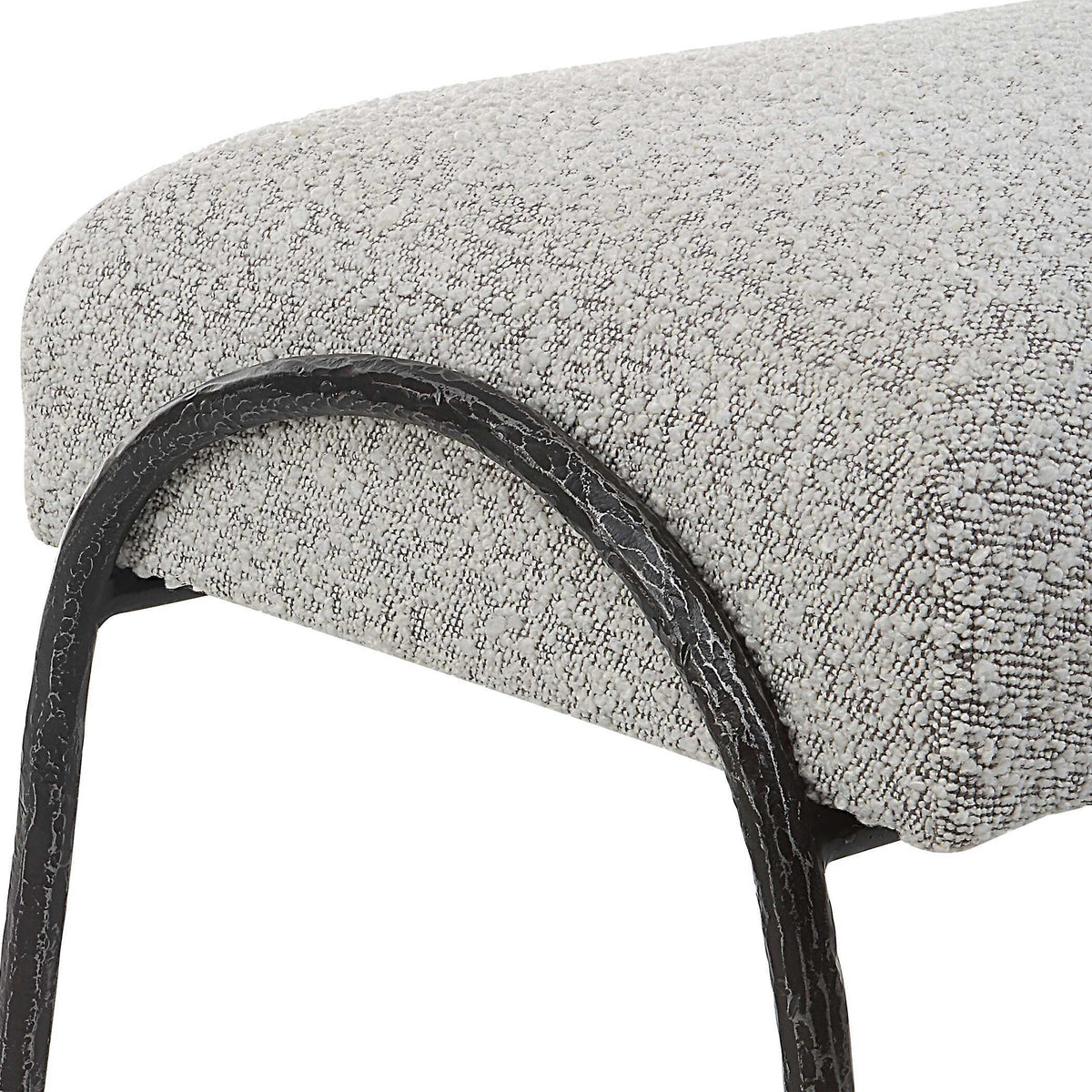 Jacobsen Modern Bench - Light Gray by Uttermost - View 7