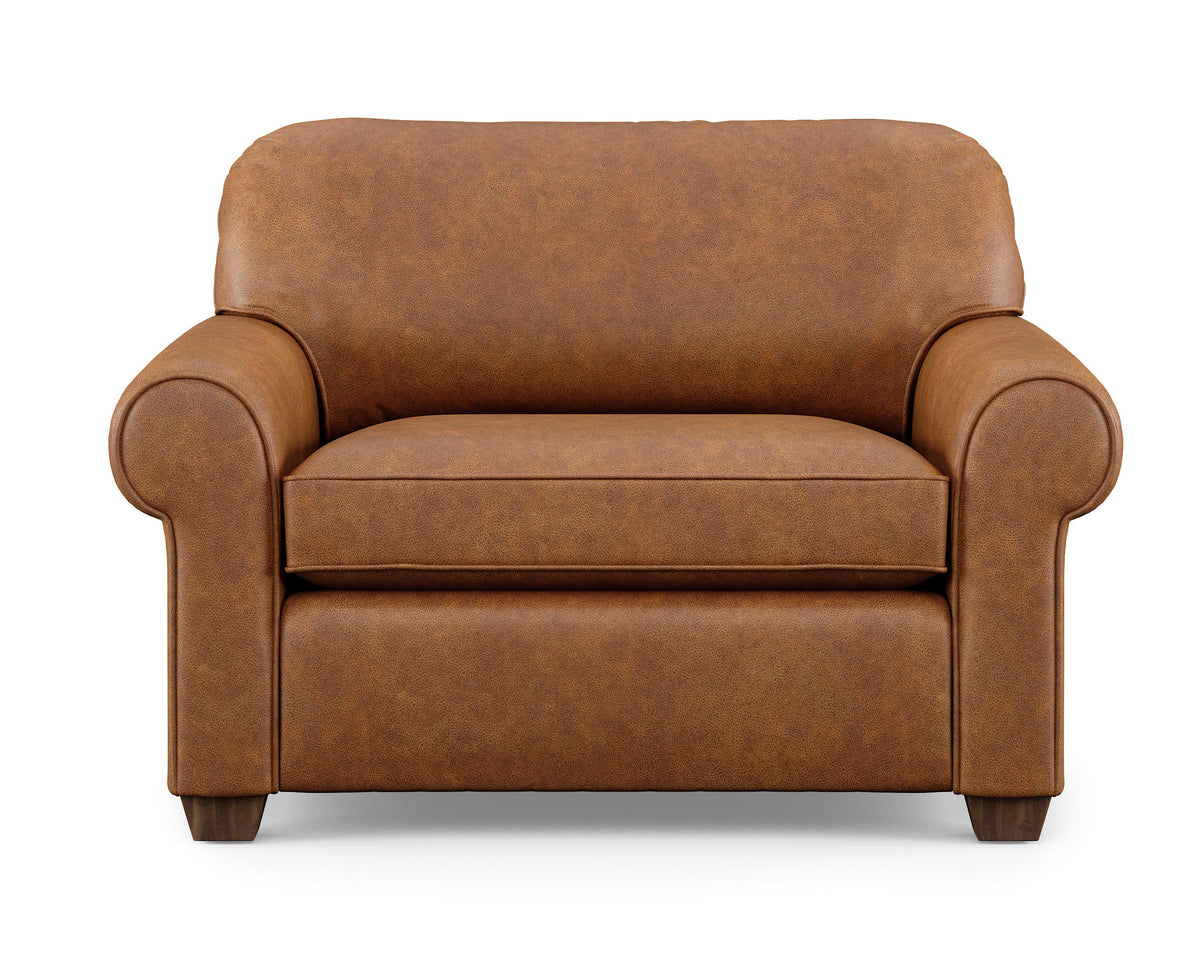Thornton Leather Chair And a Half | Flexsteel