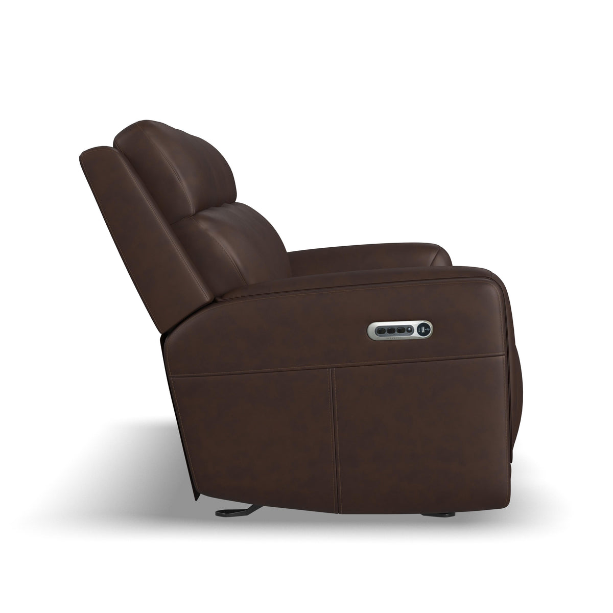 Alister Power Gliding Sofa With Power Headrests & Lumbar - Burnt Umber | Flexsteel