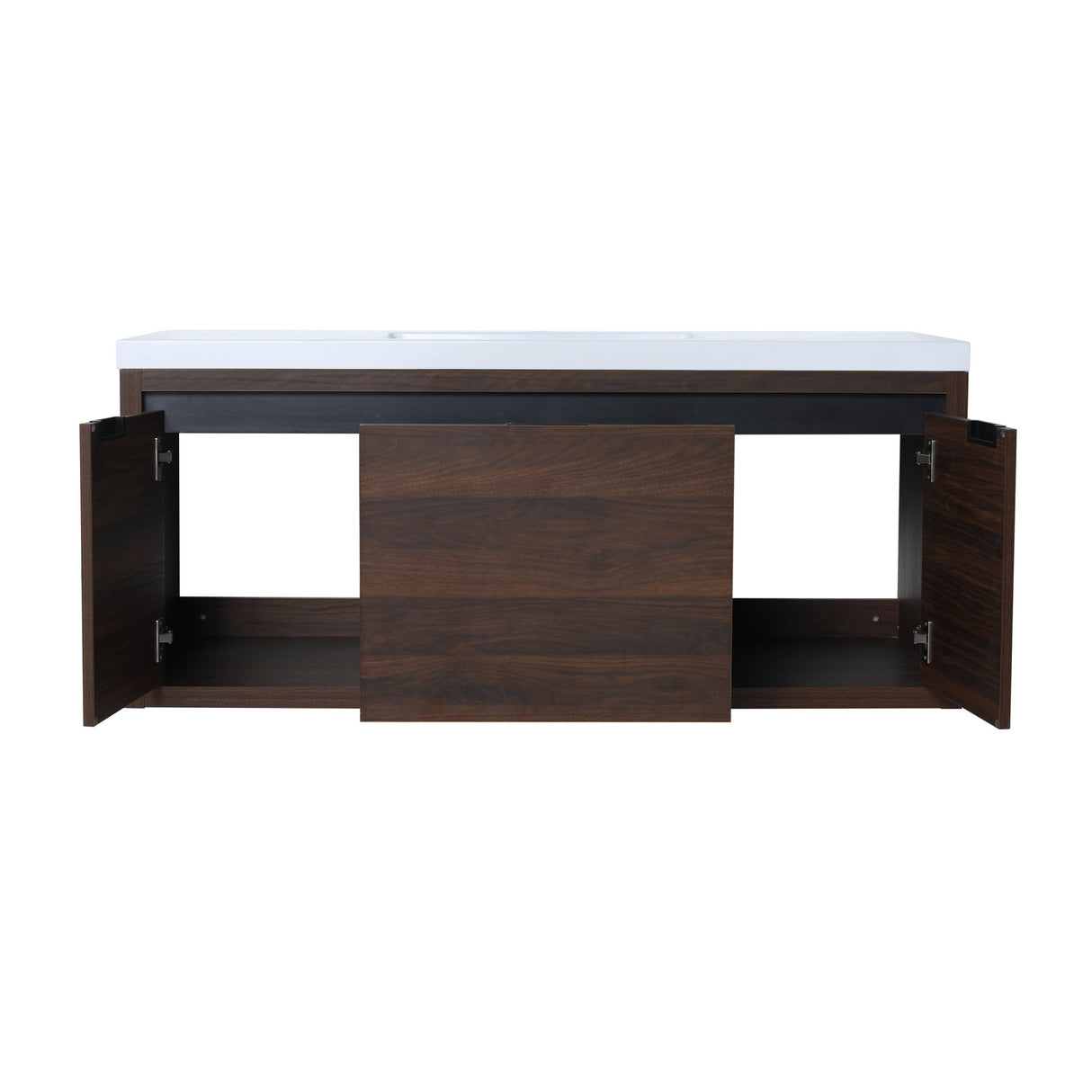 48 Inch Bathroom Cabinet With Sink,Soft Close Doors and Drawer,Float Mounting Design,48x18 - BVC00948CAW(KD - Packing) | Home Elegance USA