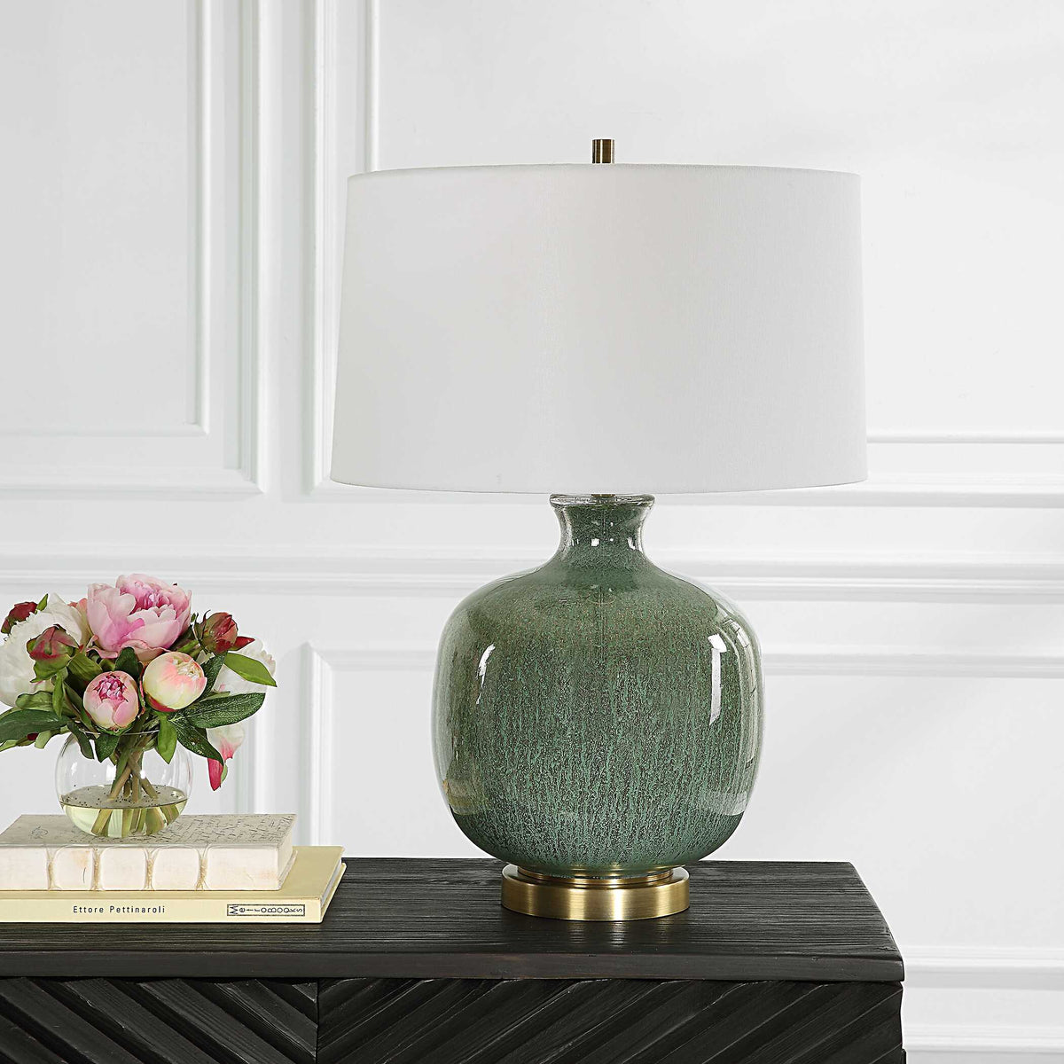 Nataly Table Lamp - Green by Uttermost - View 3