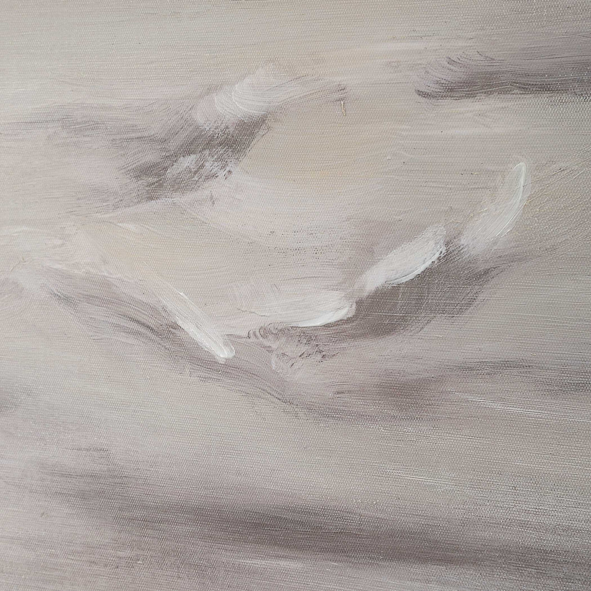 Trance Hand Painted Abstract Art - Gray by Uttermost - View 5