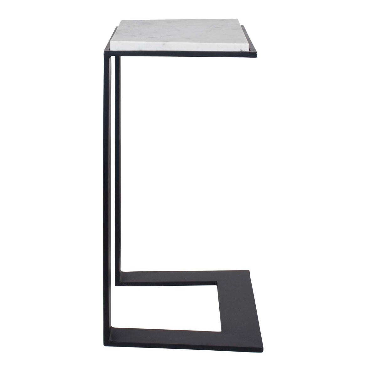Kenora Marble Accent Table - Black / White by Uttermost - View 5