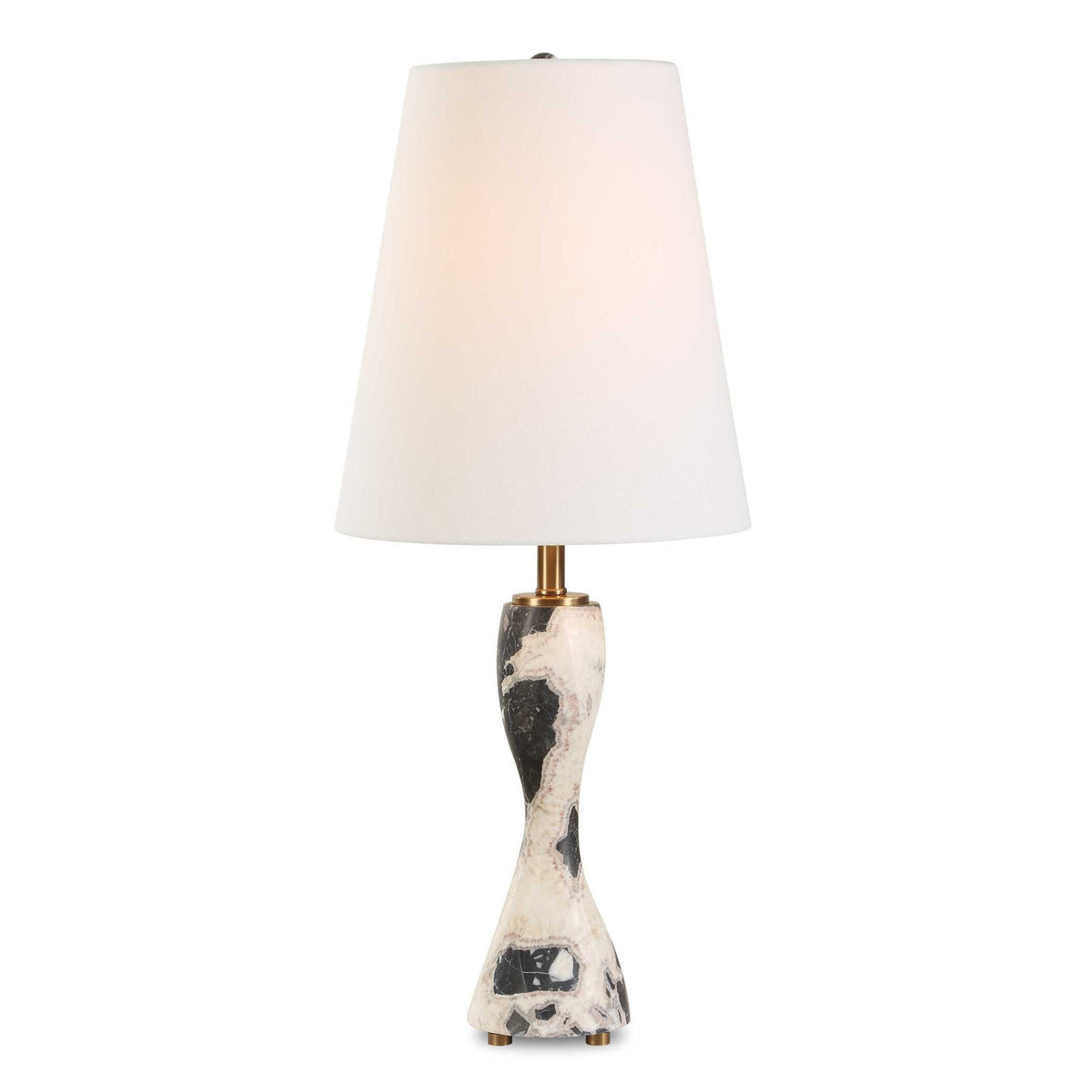 Marcela Panda Marble Buffet Lamp - Black / White by Uttermost - View 1