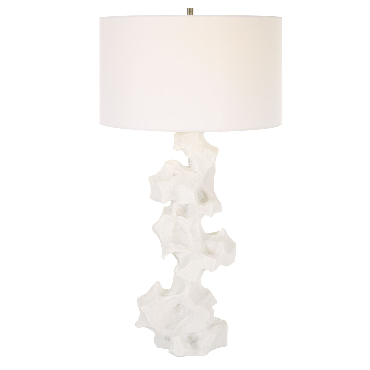Remnant White Marble Table Lamp by Uttermost - View 1