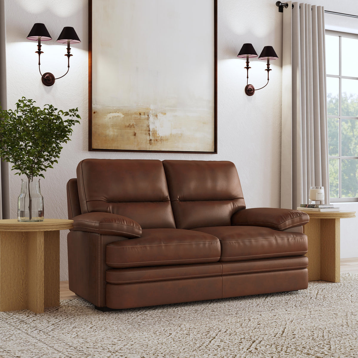David Loveseat - Pecan | Flexsteel
