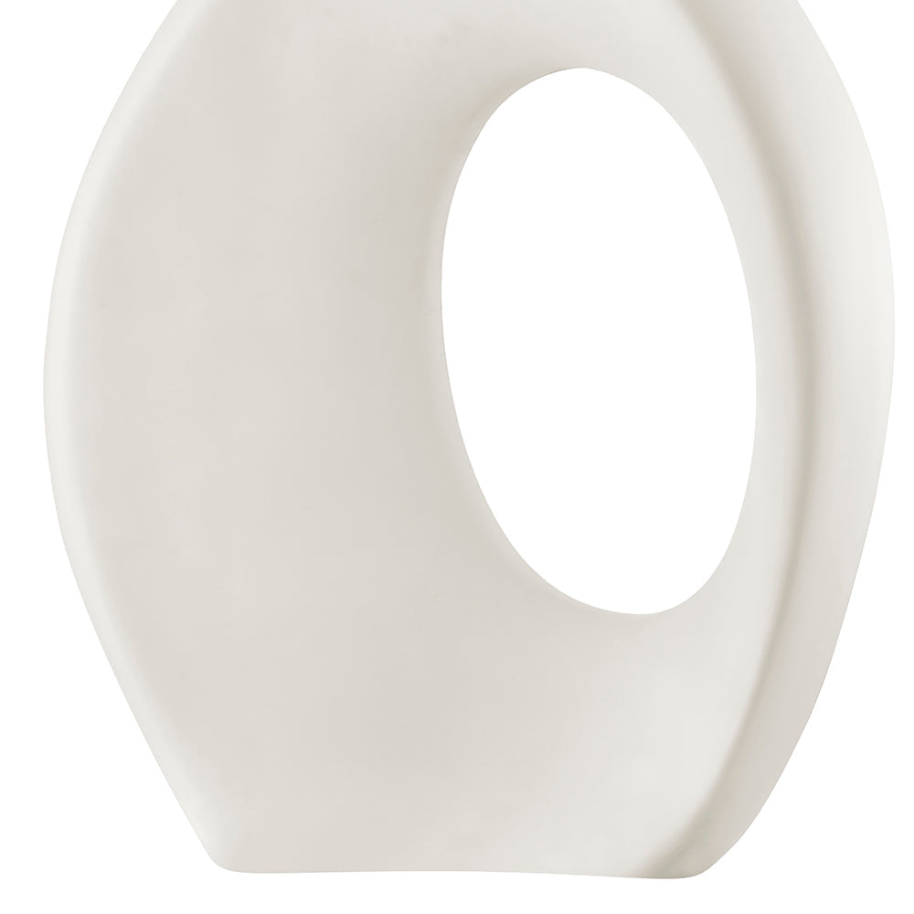 Simi Vase Large // White | Finesse - Home Elegance USA