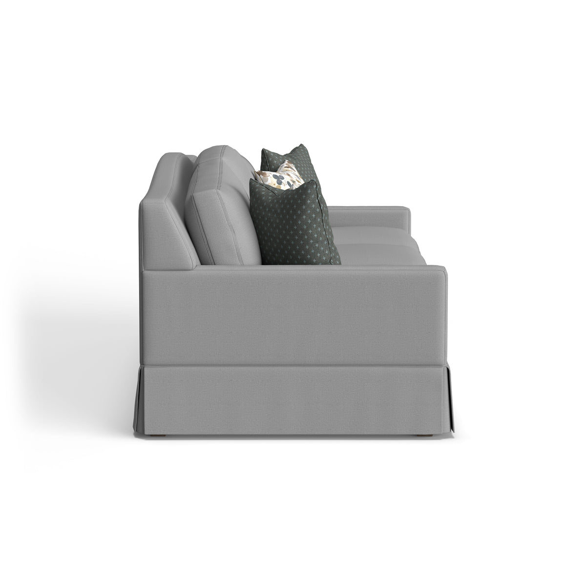 Lottie Fabric Sofa With Skirt Trim | Flexsteel