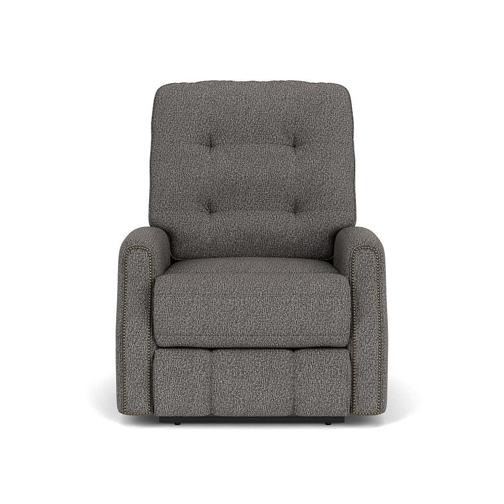 Devon Transitional Fabric Power Rocking Recliner With Power Headrest | Flexsteel
