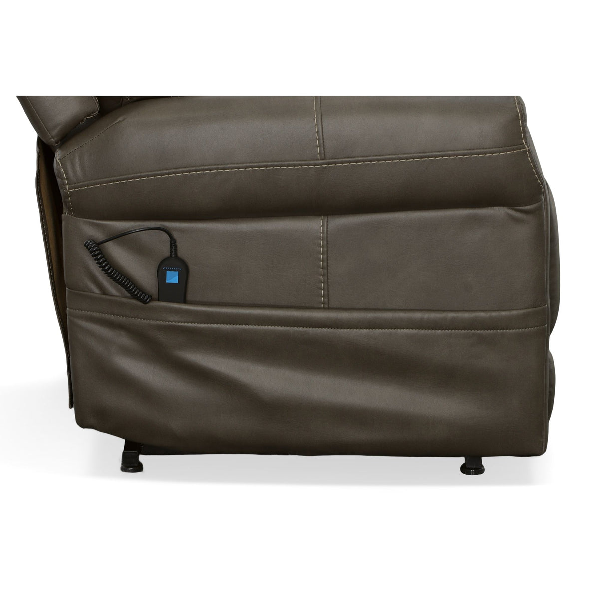 Jenkins Power Lift Recliner With Right-Hand Control & Power Headrest - Driftwood | Flexsteel