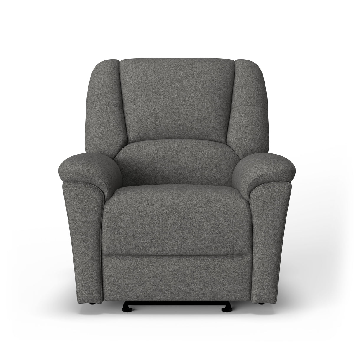 Plush Transitional Fabric Power Gliding Recliner With Power Headrest & Lumbar | Flexsteel