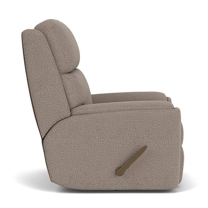 Rio Transitional Fabric Swivel Gliding Recliner | Flexsteel