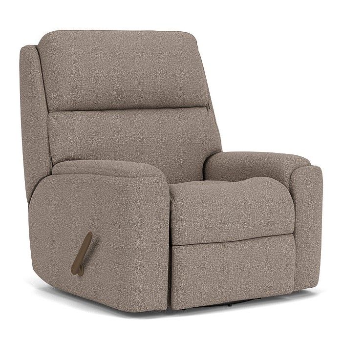 Rio Transitional Fabric Swivel Gliding Recliner | Flexsteel
