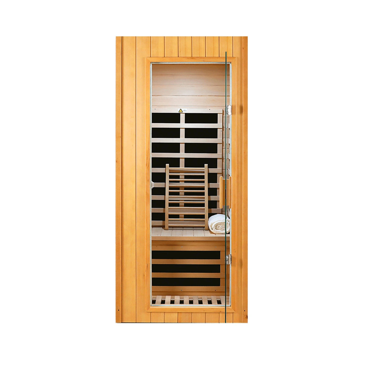 Hemlock One-Person Far Infrared Roof-Embedded Indoor Sauna Room - sold by Home Elegance USA