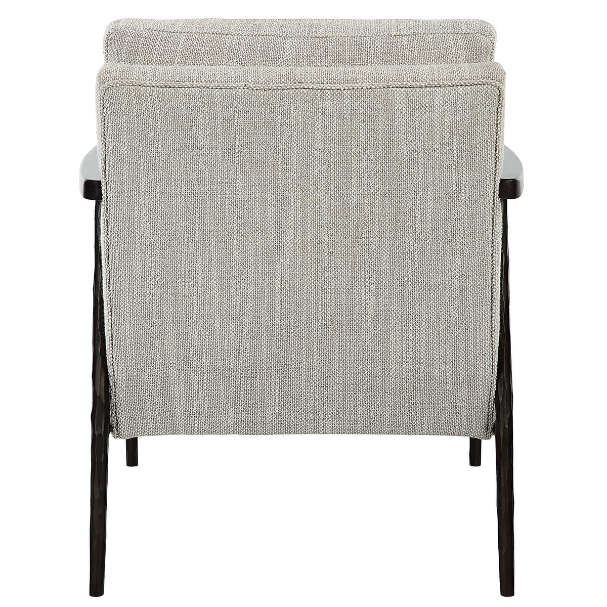 Sebastian Cast Iron Accent Chair - Gray by Uttermost - View 7