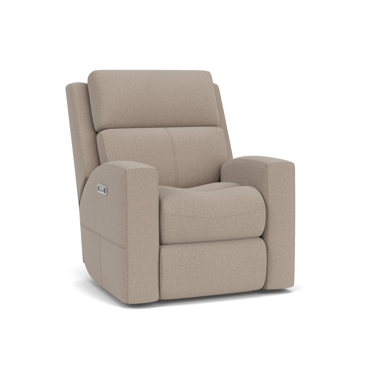 Score Leather Power Recliner With Power Headrest & Lumbar | Flexsteel