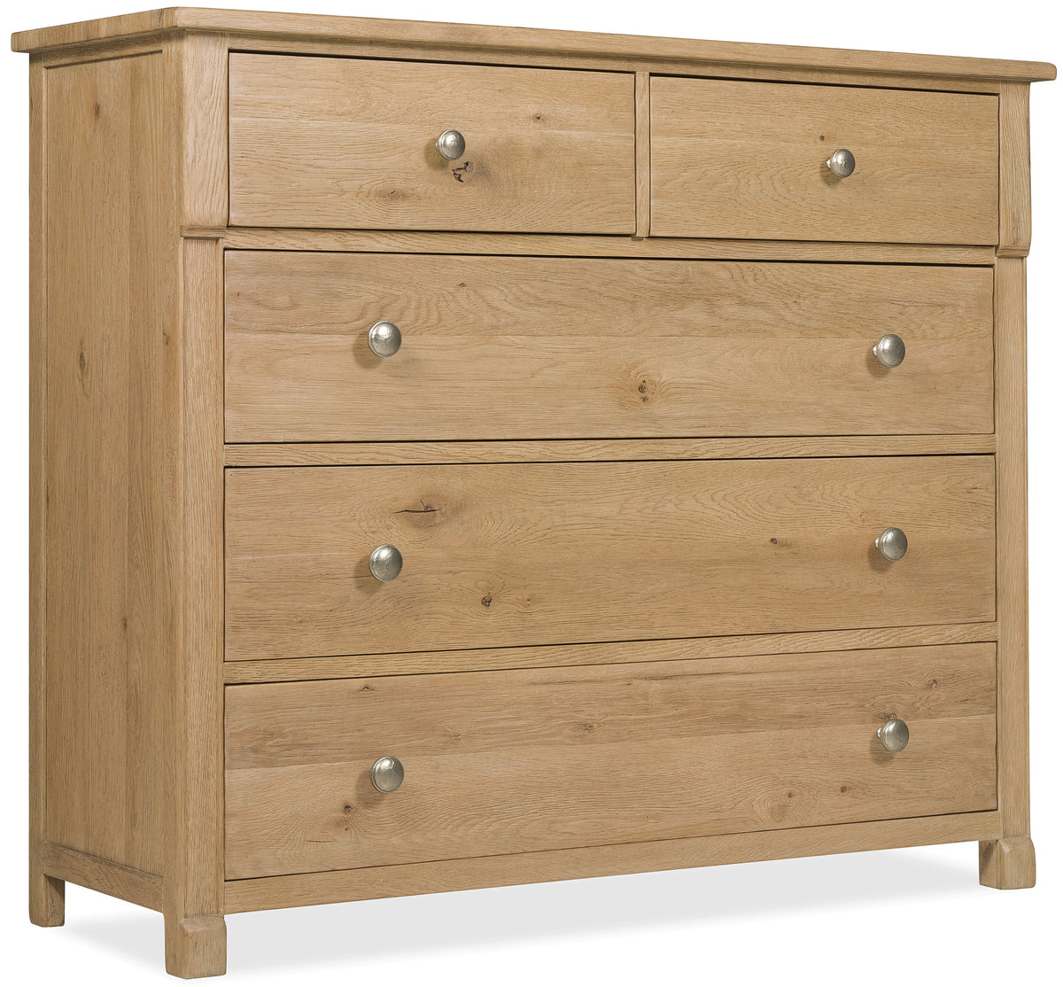 Driftwood Five-Drawer Chest Buckboard - Light Brown by Hooker Furniture - View 1