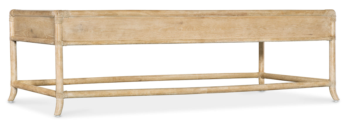 Retreat Pole Rattan Coffee Table - Beige by Hooker Furniture - View 3