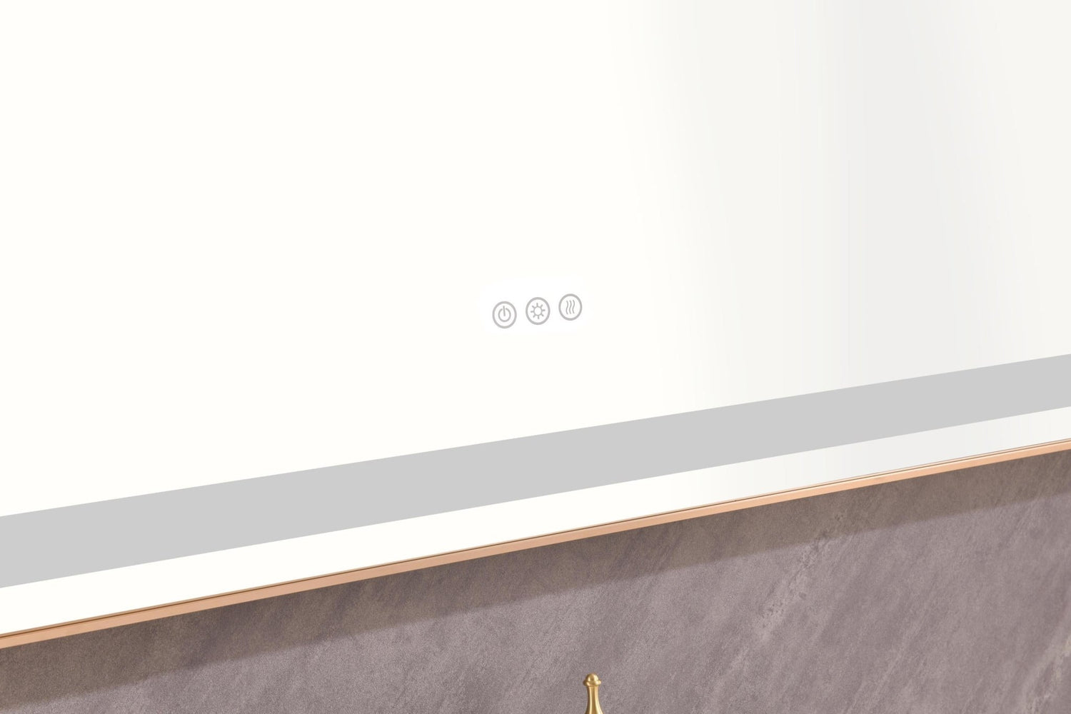 96in. W x36 in. H Frameless LED Single Bathroom Vanity Mirror in Polished Crystal Bathroom Vanity LED Mirror with 3 Color Lights Mirror for Bathroom Wall | Home Elegance USA