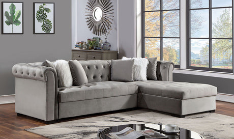 Alessandria - Sectional - Gray | Home Elegance USA